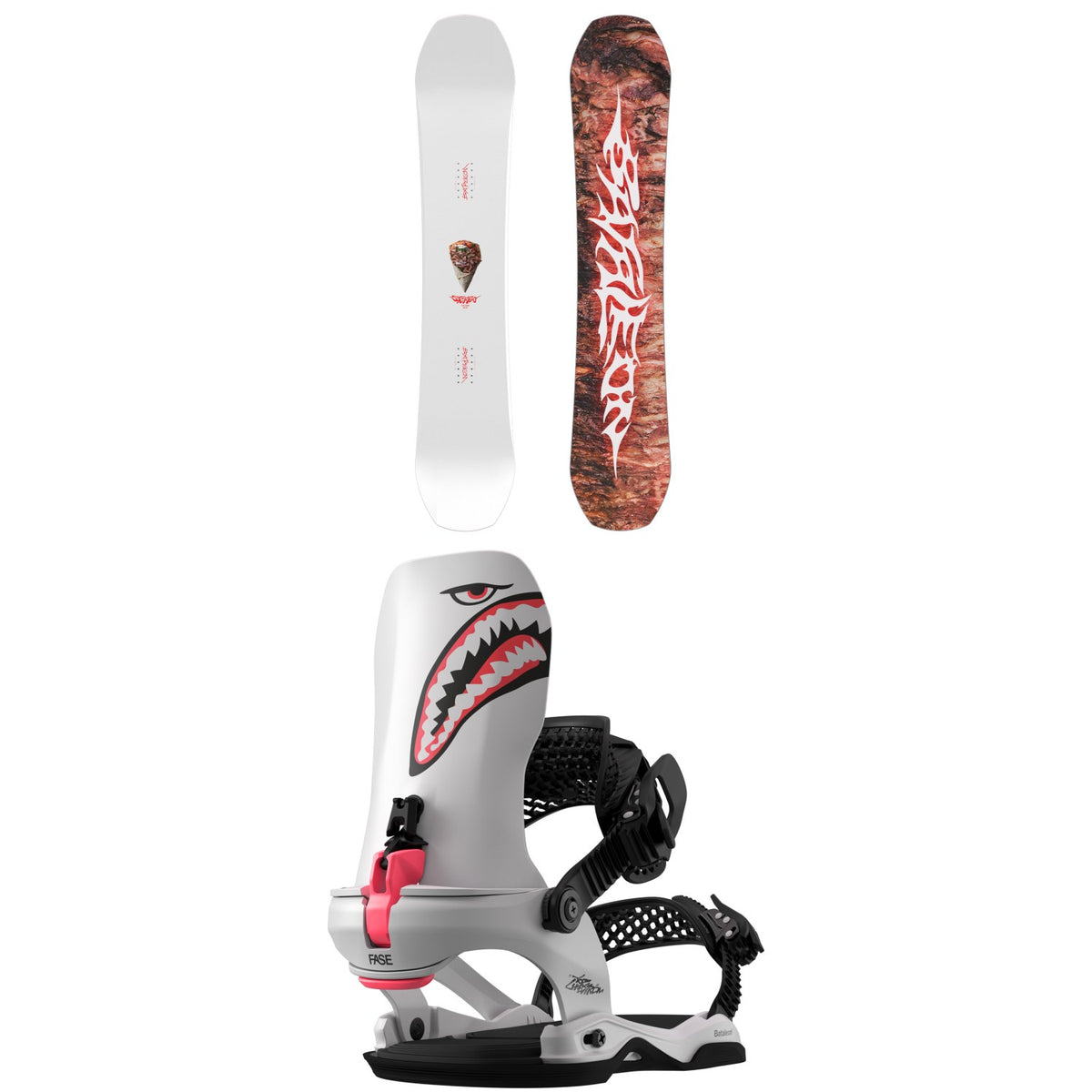 Bataleon Stereo Team Snowboard + Blaster Pro AW FASE Snowboard Bindings 2027