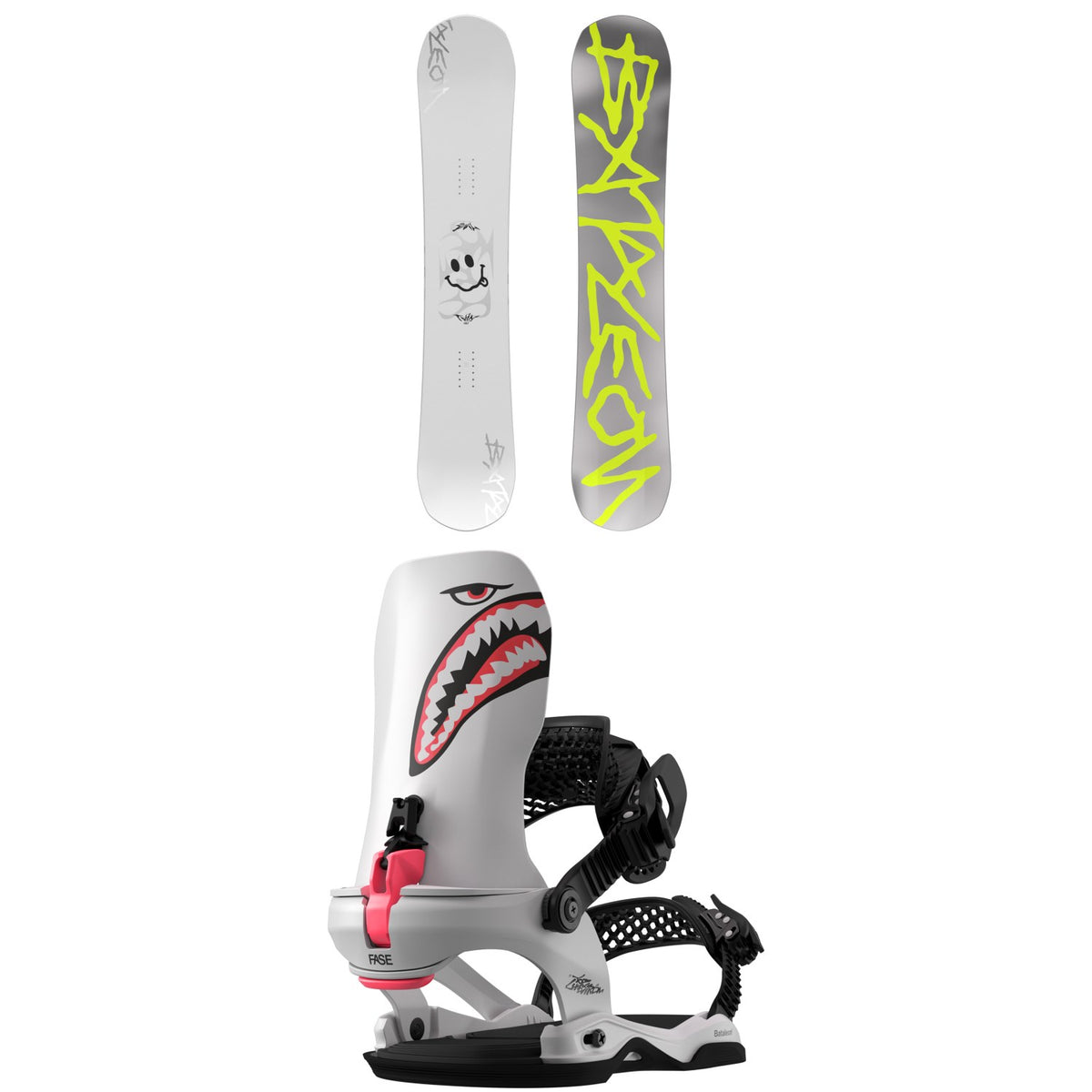 Bataleon Evil Twin Snowboard + Blaster Pro AW FASE Snowboard Bindings 2027