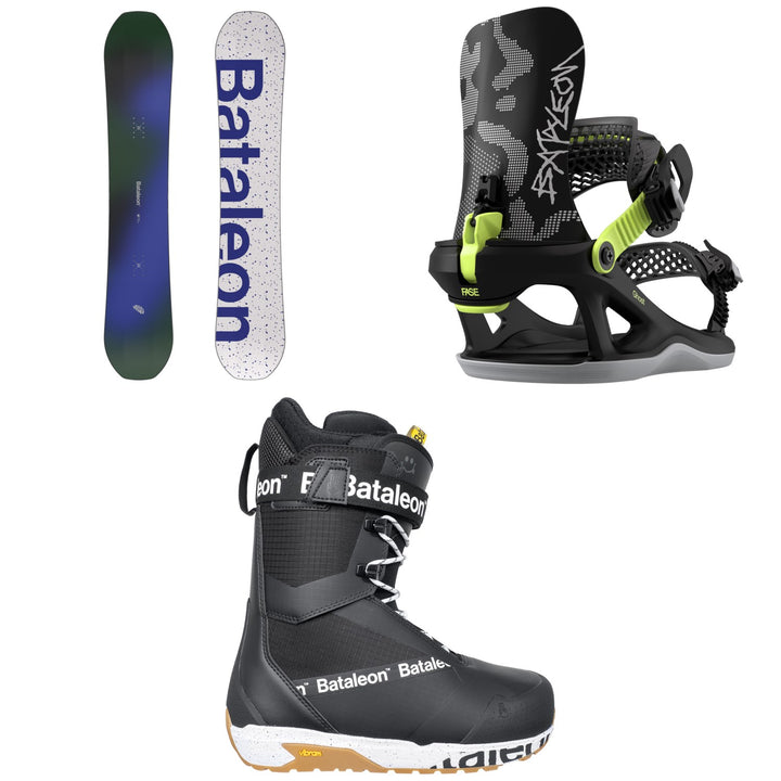Bataleon Mojo Snowboard + Ghost FASE Snowboard Bindings + Salsa Lace Snowboard Boots 2027