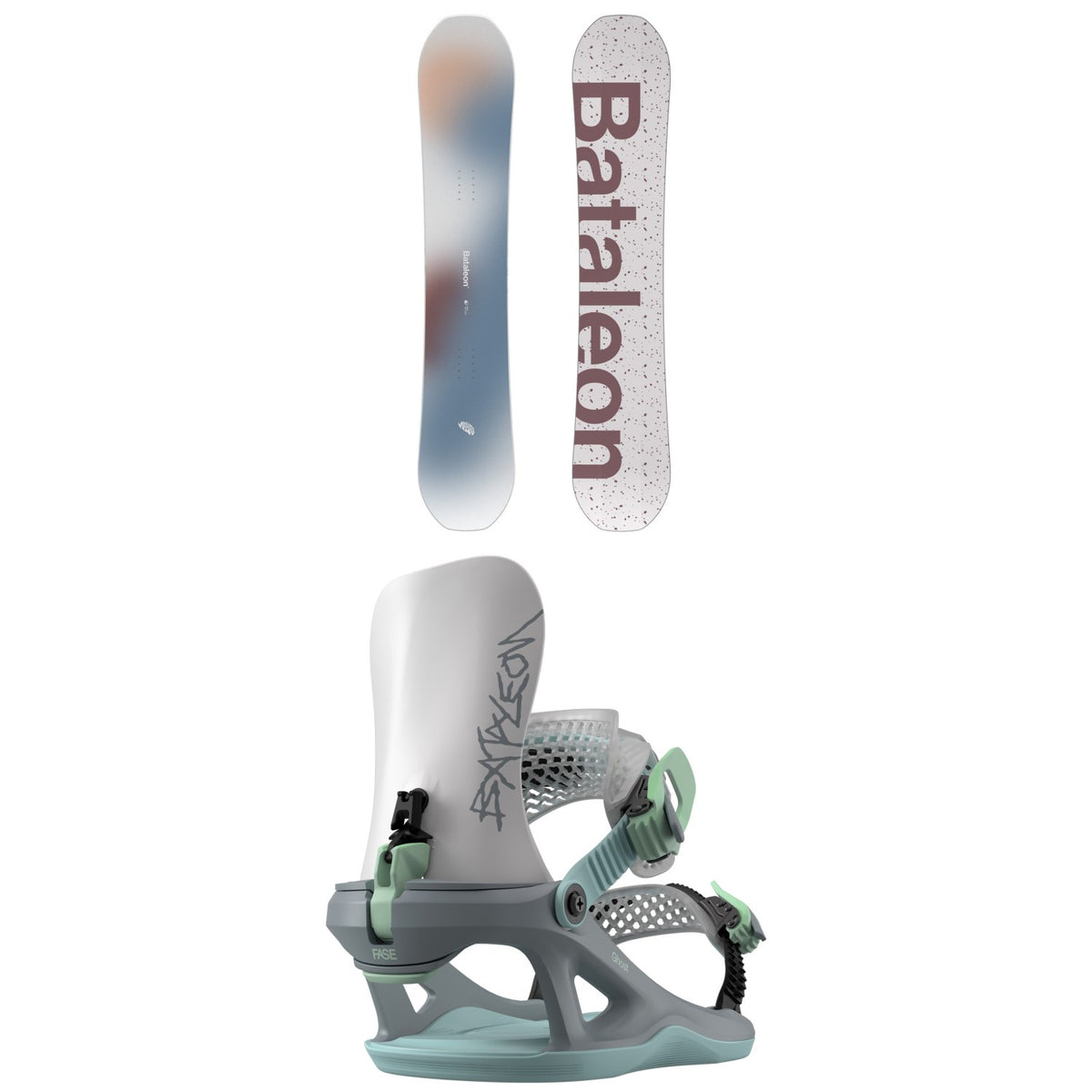 Bataleon Mojo Snowboard + Ghost FASE Snowboard Bindings - Women's 2027