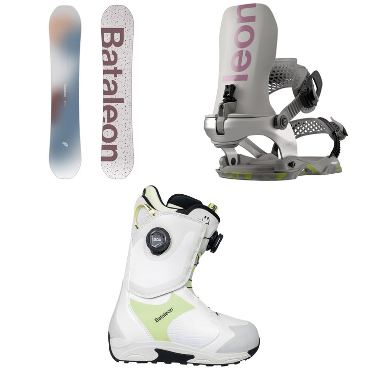 Bataleon Mojo Snowboard + Blaster AW FASE Snowboard Bindings + Rave Double Boa Snowboard Boots - Women's 2027