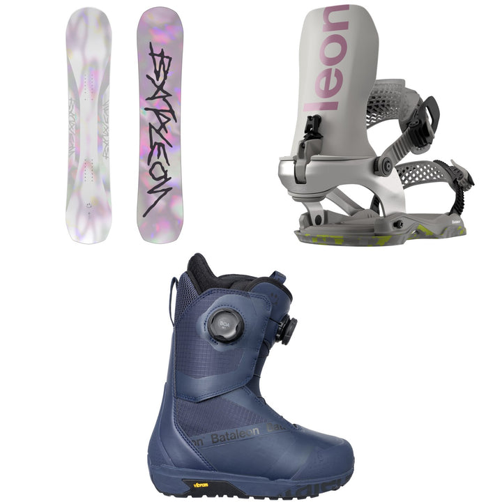 Bataleon Push Up Snowboard + Blaster AW FASE Snowboard Bindings + Salsa Double Boa Snowboard Boots - Women's 2027
