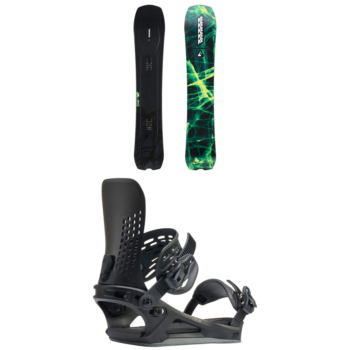 K2 Alchemist Snowboard + Edition Snowboard Bindings 2027