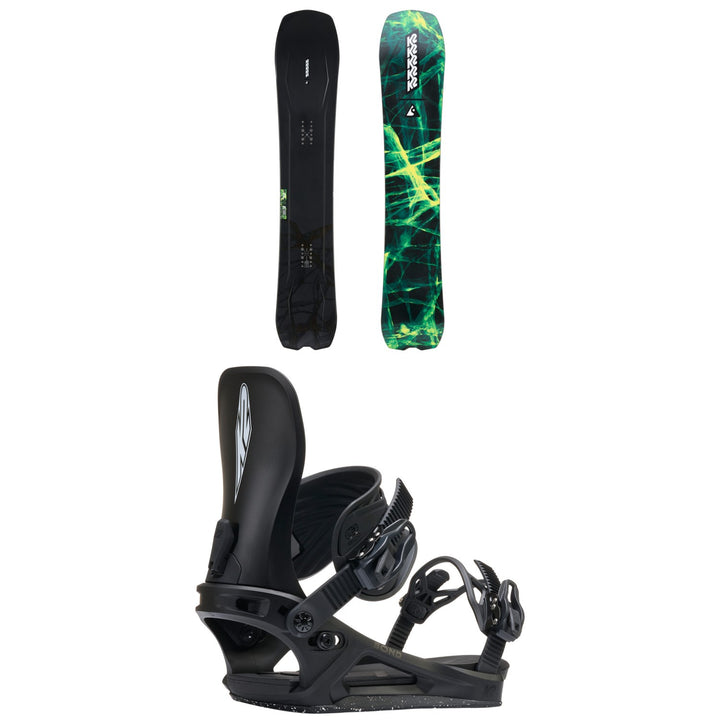 K2 Alchemist Snowboard + Bond Snowboard Bindings 2027