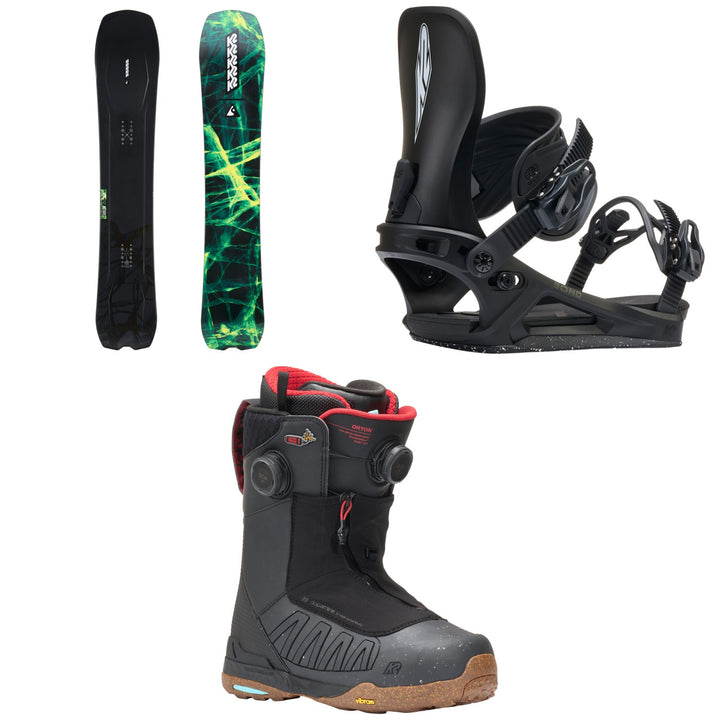 K2 Alchemist Snowboard + Bond Snowboard Bindings + Orton Snowboard Boots 2027