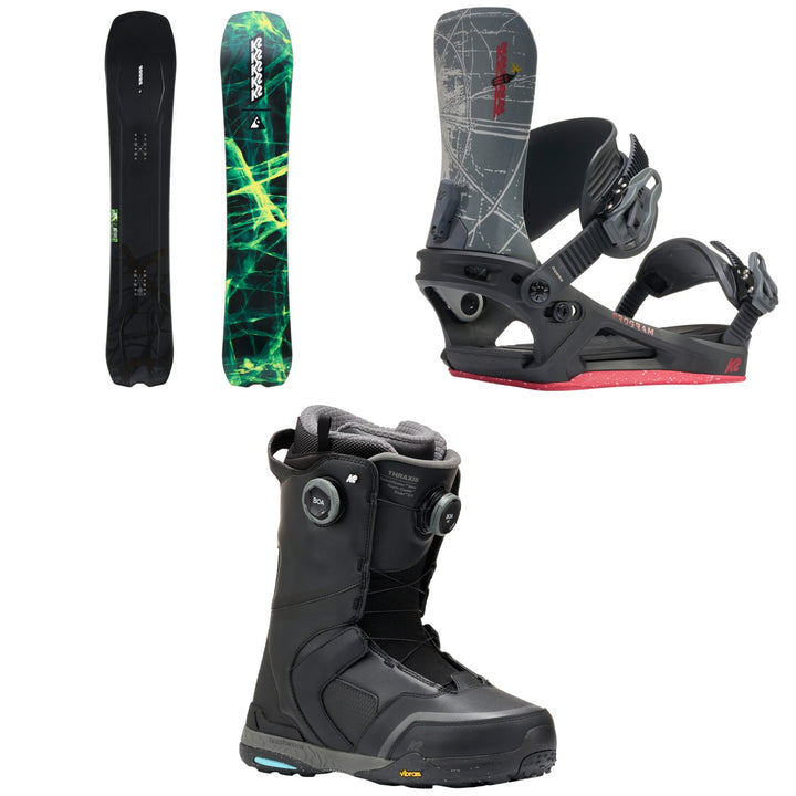 K2 Alchemist Snowboard + Program Snowboard Bindings + Thraxis Snowboard Boots 2027