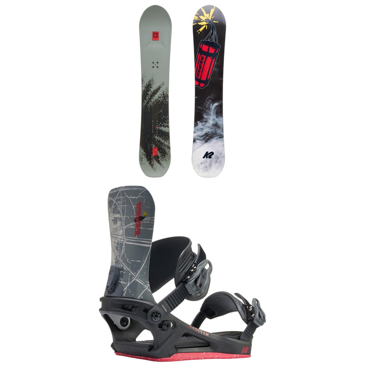 K2 Antidote Snowboard + Program Snowboard Bindings 2027