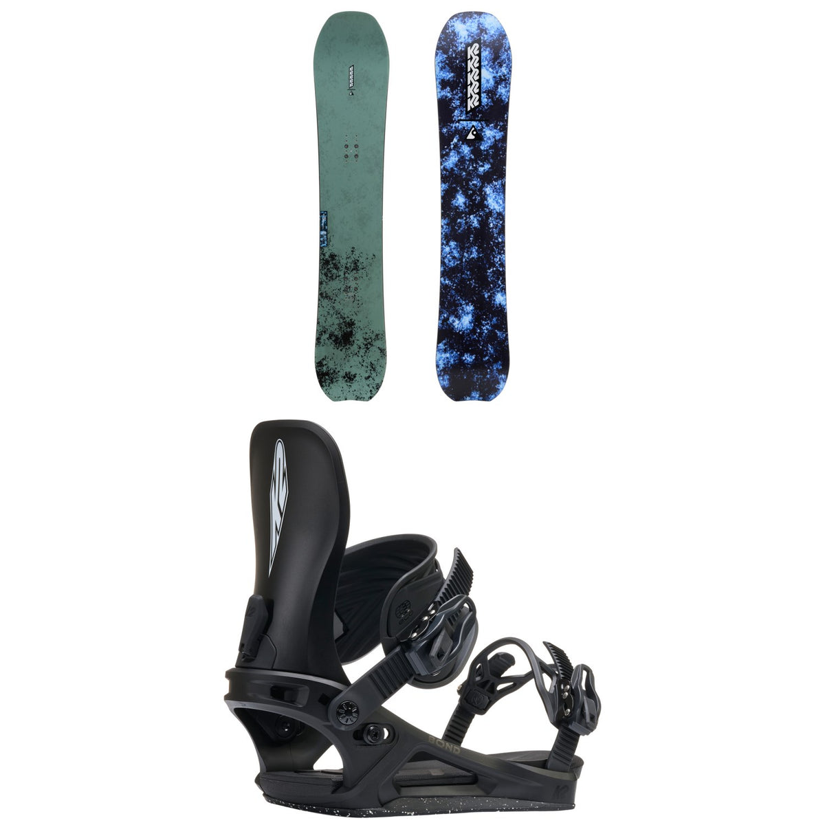 K2 Commonwealth Snowboard + Bond Snowboard Bindings 2027