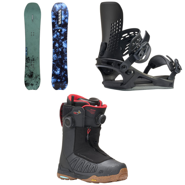 K2 Commonwealth Snowboard + Edition Snowboard Bindings + Orton Snowboard Boots 2027