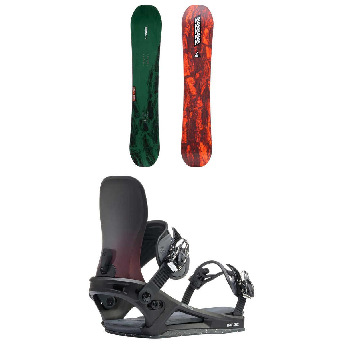 K2 Manifest Snowboard + Bond Snowboard Bindings 2027