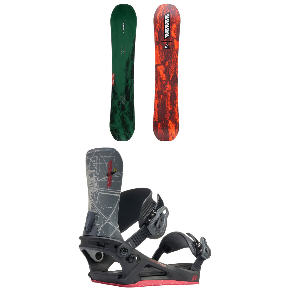 K2 Manifest Snowboard + Program Snowboard Bindings 2027