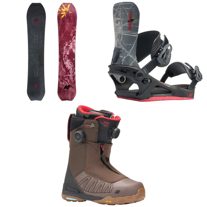 K2 Sky Pilot Snowboard + Program Snowboard Bindings + Orton Snowboard Boots 2027
