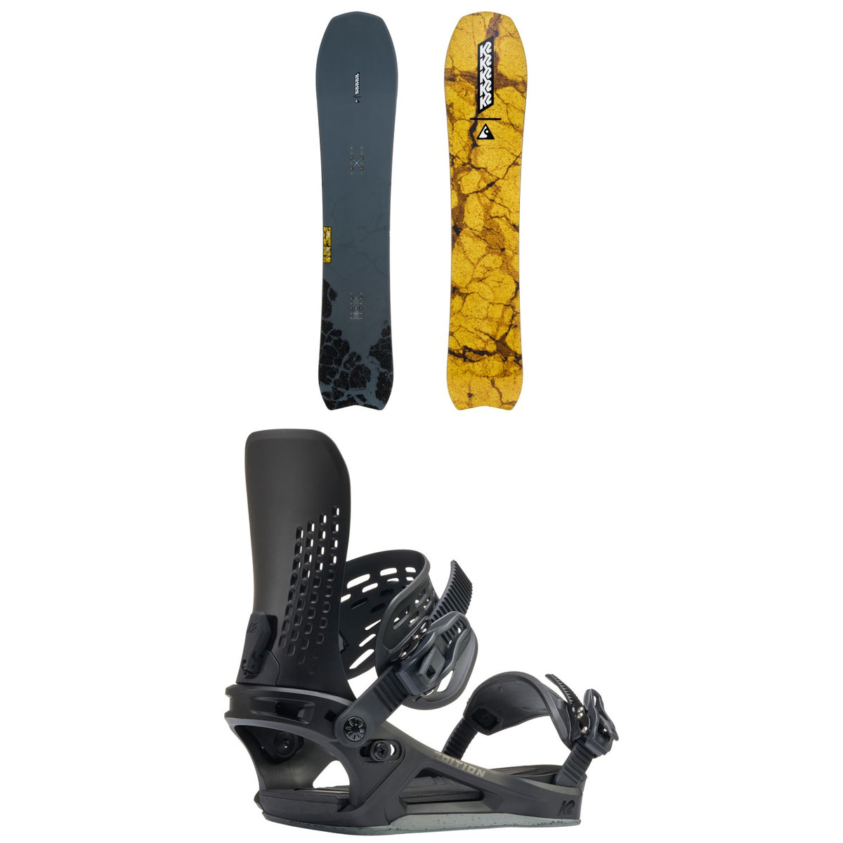 K2 Excavator Snowboard + Edition Snowboard Bindings 2027