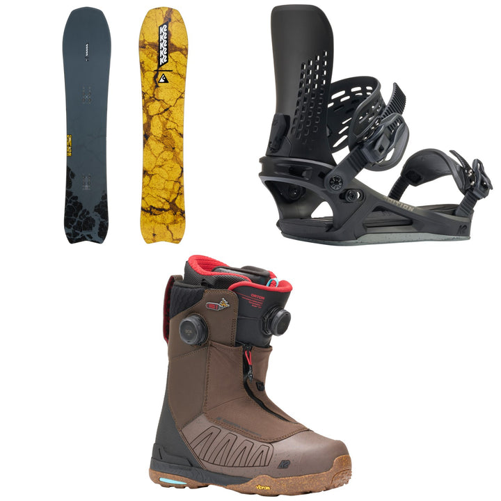 K2 Excavator Snowboard + Edition Snowboard Bindings + Orton Snowboard Boots 2027
