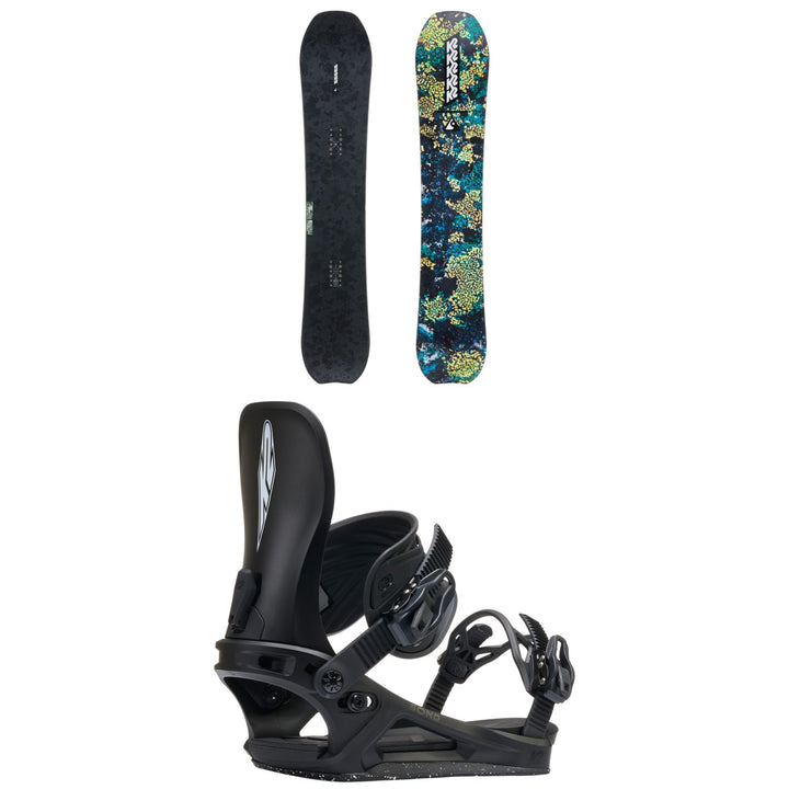 K2 Passport Snowboard + Bond Snowboard Bindings 2027