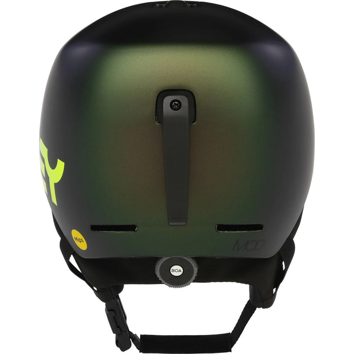 Oakley MOD 1 MIPS Round Fit Helmet Silver/Green Colorshift