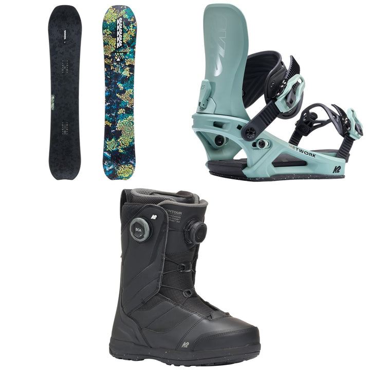 K2 Passport Snowboard + Network Snowboard Bindings + Contour Snowboard Boots - Women's 2027