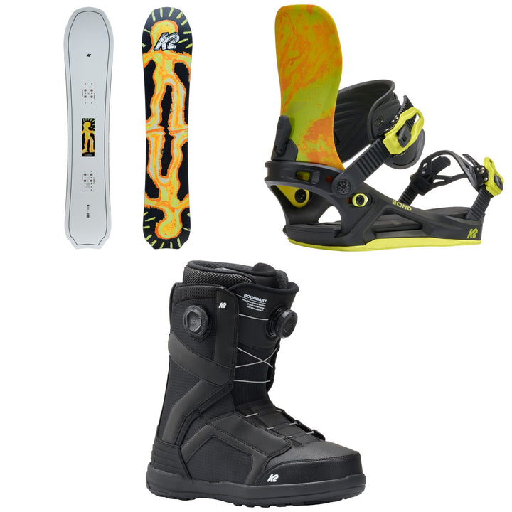 K2 Almanac Snowboard + Bond Snowboard Bindings + Boundary Snowboard Boots 2027