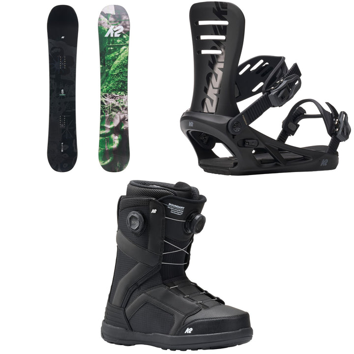 K2 Embassy Snowboard + Formula Snowboard Bindings + Boundary Snowboard Boots 2027
