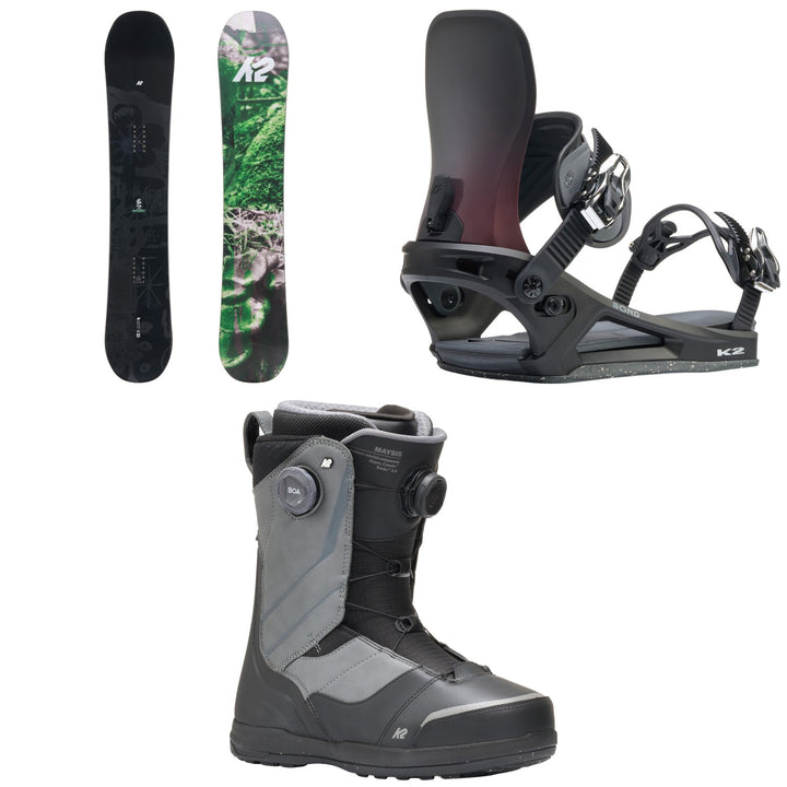 K2 Embassy Snowboard + Bond Snowboard Bindings + Maysis Snowboard Boots 2027