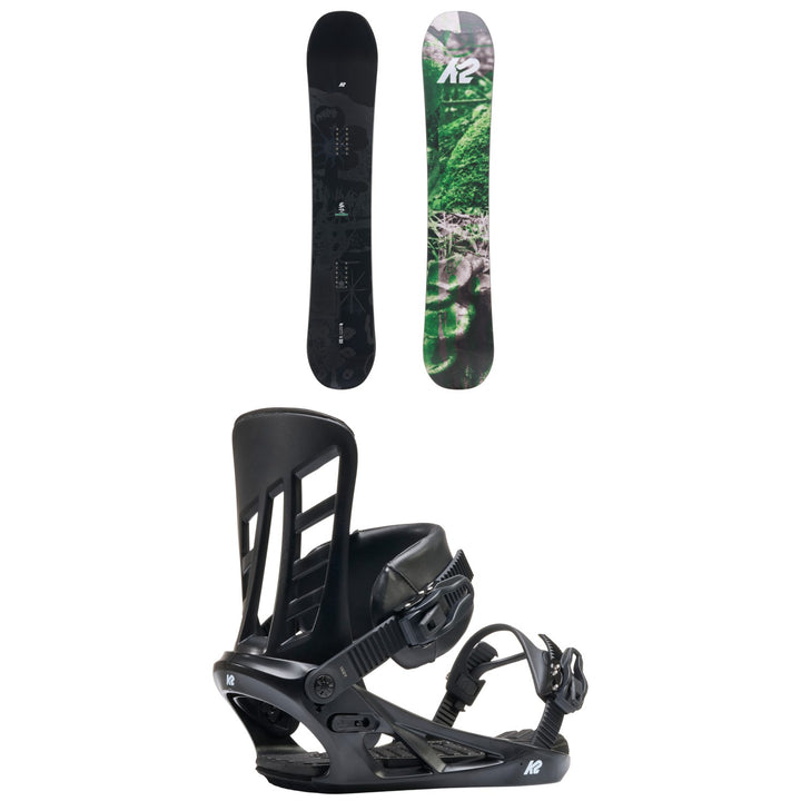 K2 Embassy Snowboard + Indy Snowboard Bindings 2027