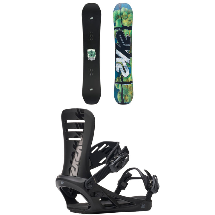 K2 Afterblack Snowboard + Formula Snowboard Bindings 2027
