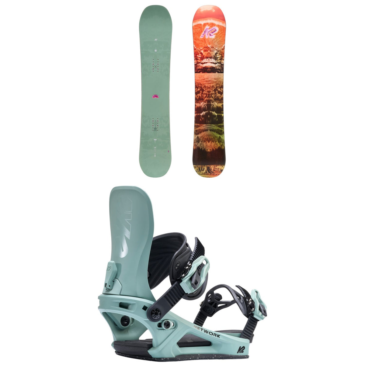 K2 Extravision Snowboard + Network Snowboard Bindings - Women's 2027