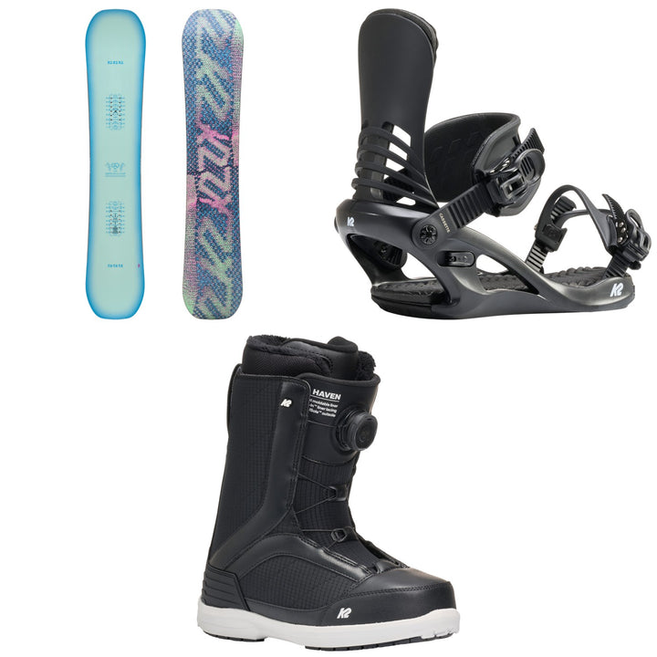 K2 Metropolitan Snowboard + Cassette Snowboard Bindings + Haven Snowboard Boots - Women's 2027