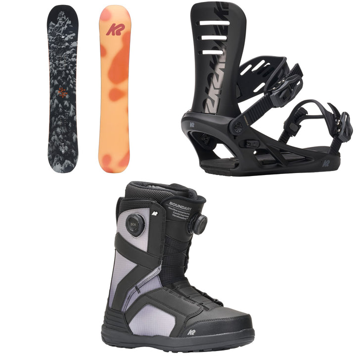 K2 Gateway Pop Snowboard + Formula Snowboard Bindings + Boundary Snowboard Boots 2027