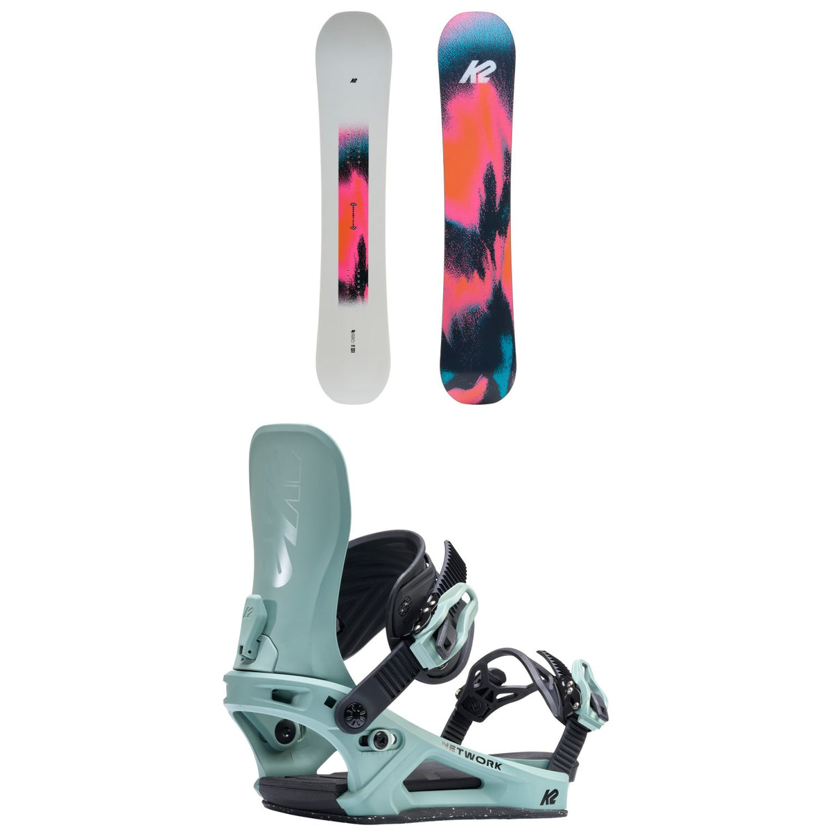 K2 Dreamsicle Snowboard + Network Snowboard Bindings - Women's 2027
