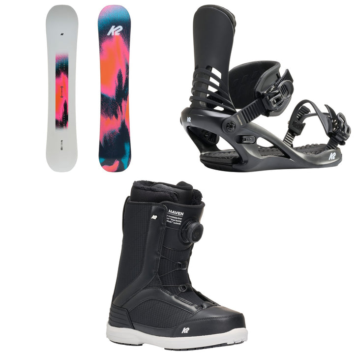 K2 Dreamsicle Snowboard + Cassette Snowboard Bindings + Haven Snowboard Boots - Women's 2027