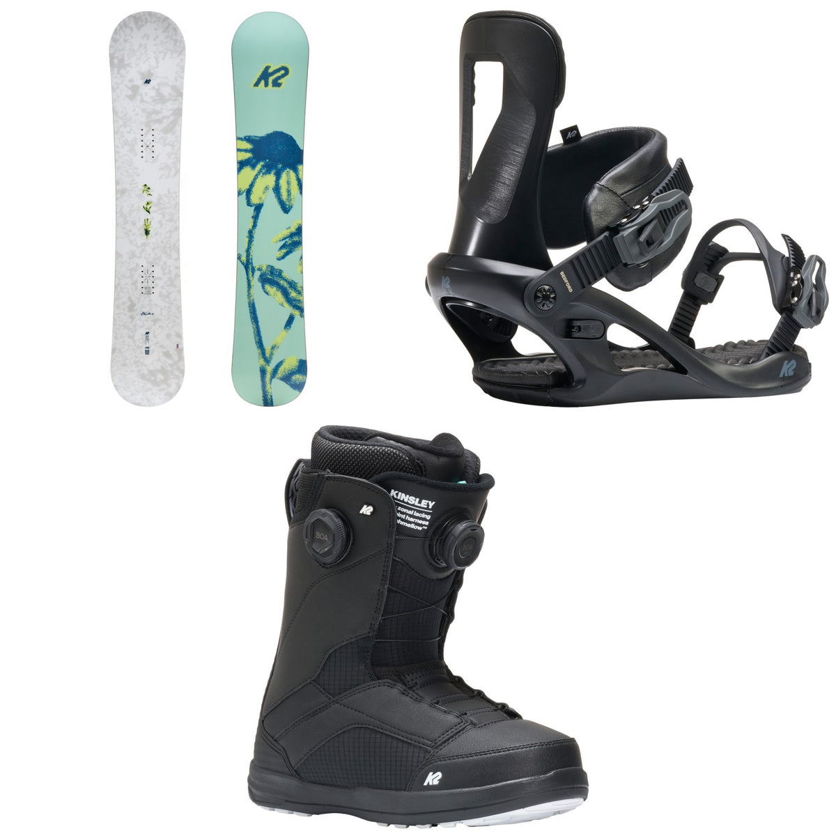 K2 Chloro Snowboard + Bedford Snowboard Bindings + Kinsley Snowboard Boots - Women's 2027