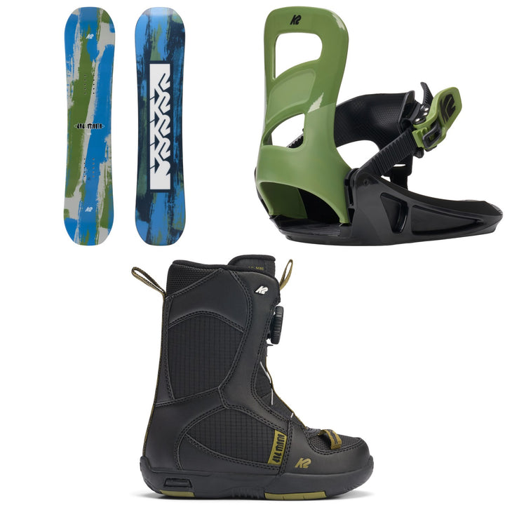 K2 Lil Mini Snowboard + Lil Mini Snowboard Bindings + Lil Mini Snowboard Boots - Kids' 2027