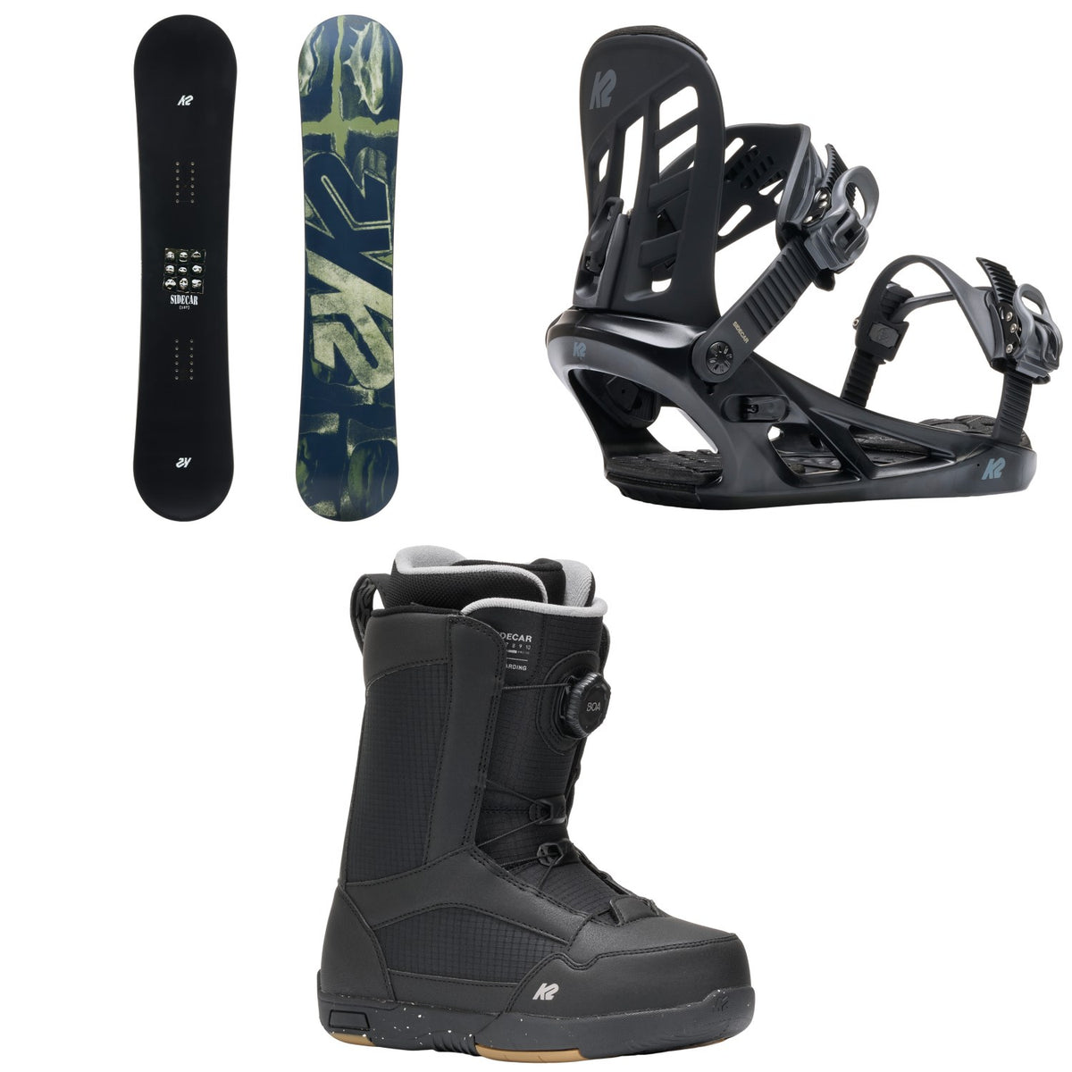 K2 Sidecar Snowboard + Sidecar Snowboard Bindings + Sidecar Snowboard Boots - Kids' 2027