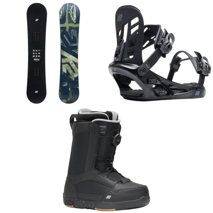 K2 Sidecar Snowboard + Sidecar Snowboard Bindings + Sidecar Snowboard Boots - Kids' 2027
