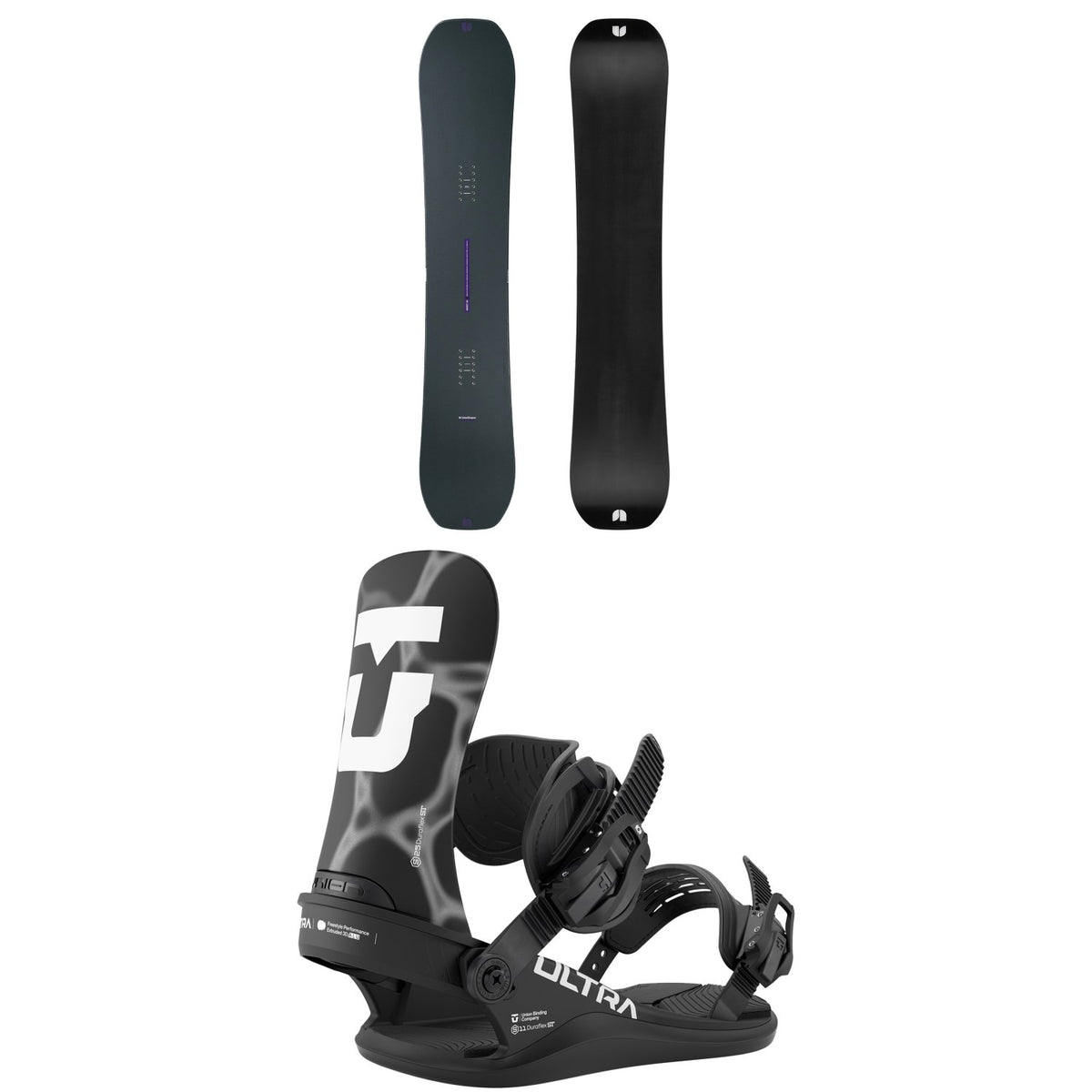 United Shapes Object Snowboard + Union Ultra Snowboard Bindings 2027
