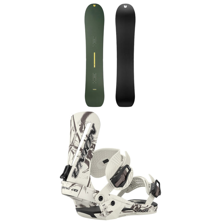 United Shapes Horizon Snowboard + Union Atlas Snowboard Bindings 2027