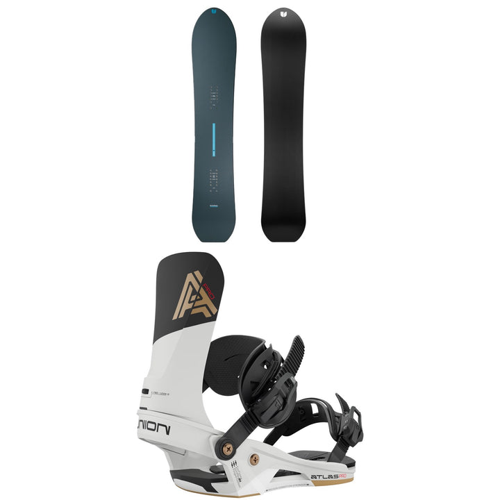 United Shapes Cadet Snowboard + Union Atlas Pro Snowboard Bindings 2027