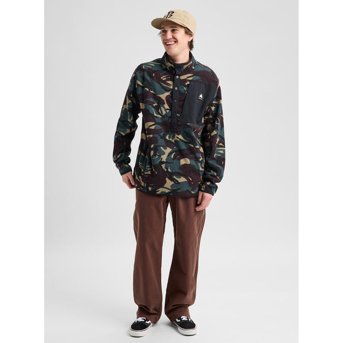 Burton Cinder Fleece Pullover - Men's Seersucker Camo