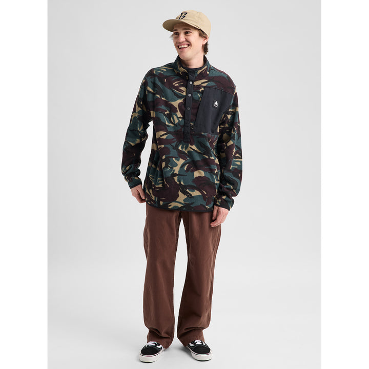Burton Cinder Fleece Pullover - Men's Seersucker Camo