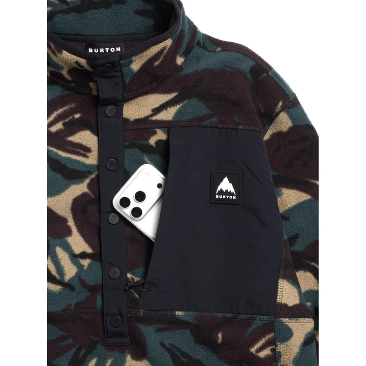 Burton Cinder Fleece Pullover - Men's Seersucker Camo