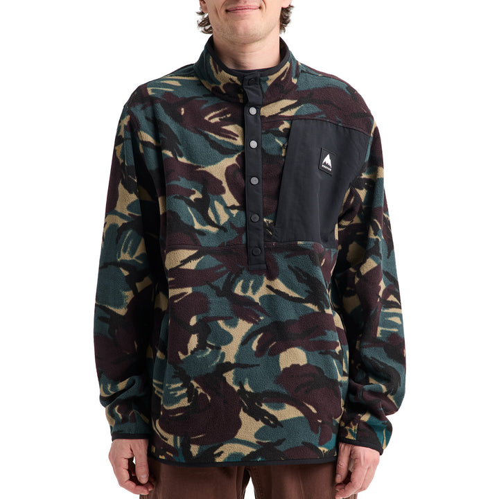 Burton Cinder Fleece Pullover - Men's Seersucker Camo