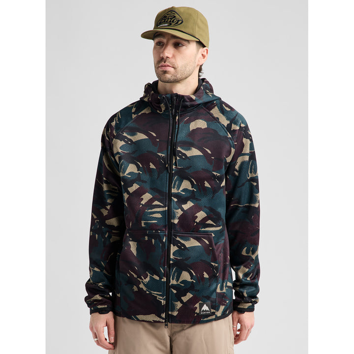 Burton Crown Weatherproof Full-Zip Fleece - Men's Seersucker Camo