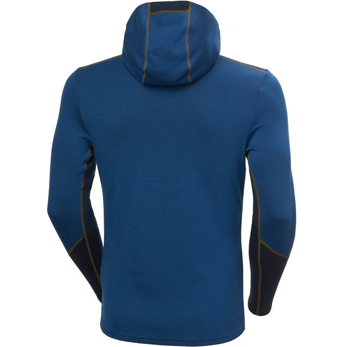 Helly Hansen Lifa Merino Midweight Baselayer Hoodie - Men's Dark Blue