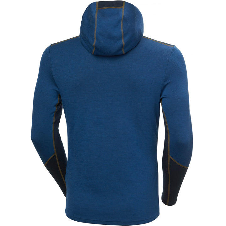 Helly Hansen Lifa Merino Midweight Baselayer Hoodie - Men's Dark Blue
