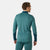 Helly Hansen Lifa Merino Midweight 1/2 Zip Baselayer Top - Men's Opal Green