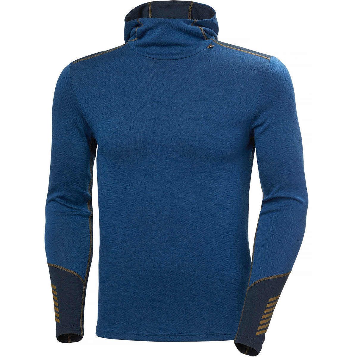 Helly Hansen Lifa Merino Midweight Baselayer Hoodie - Men's Dark Blue