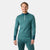 Helly Hansen Lifa Merino Midweight 1/2 Zip Baselayer Top - Men's Opal Green