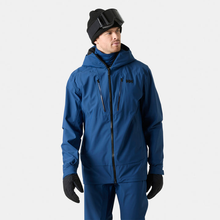 Helly Hansen Alpha 3L Long Shell jacket - Men's Dark Blue
