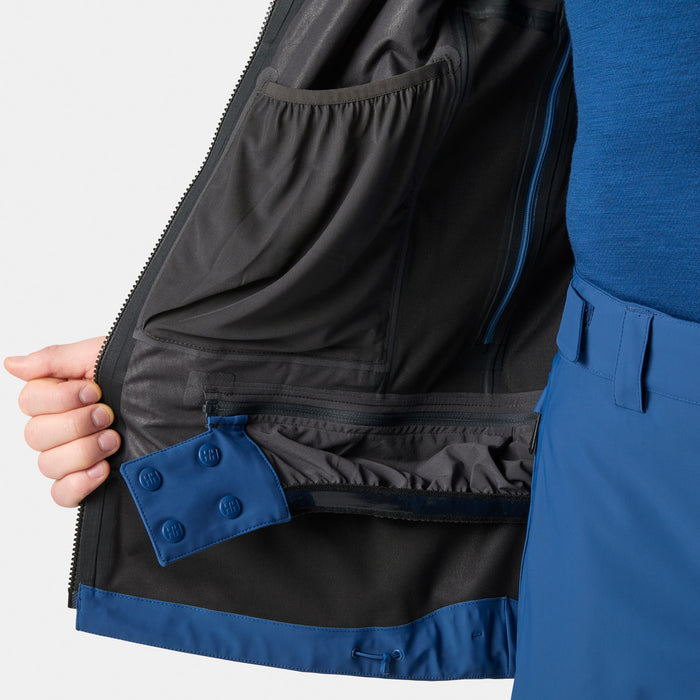 Helly Hansen Alpha 3L Long Shell jacket - Men's Dark Blue
